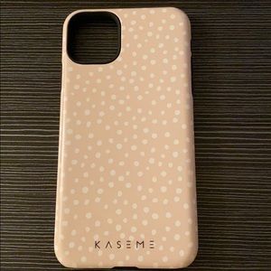 Light Pink Polka Dot iPhone 11 Pro Max Case